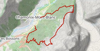 Mer de glace balcon nord lac bleu cascade du Dard