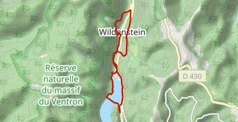 Lac de Kruth + sentier pierre sauvage Wildenstein