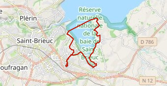 parcours corrida 2025  22kms