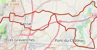 Blanzatoise route