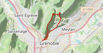 Croix de l’Izon par mont Rachais - Grenoble