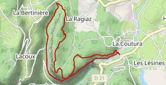 cascade et tunnels fantômes de charabotte, Bugey,