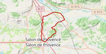 Cyclorandonnée Vers Lamanon, Alleins...