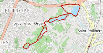 Lac de brétigny 8.2Km