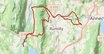 Chavanod Chanaz et retour par Le Clergeon