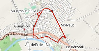 Guignicourt - Bord de l'Aisne 10 km