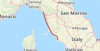 da Orbetello Scalo a Marina di Carrara