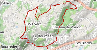 Boucle au départ de Vourey