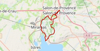 Cyclorandonnée en Pays Salonais 50-350