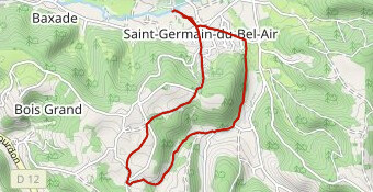 Boucle ombragé autour de Saint Germain du-Bel-Air