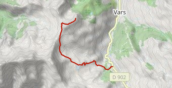 Accès pick up les claux - on the rocks
