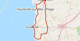 Départ Coutance /Saint Jean le Thomas