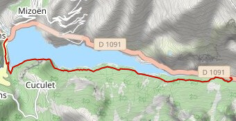 contournement vélo lac du Chambon