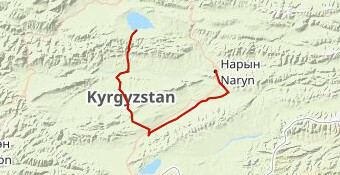 Kyrgyzstan: Nayrin to lake Son Koul