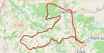 Bonvillers vers 100km Beauvais