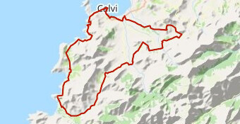 CALVI BORD DE MER - RETOUR PAR CALENZANA-