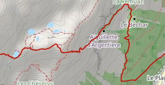 Randonnée aux Lacs des Cheserys depuis Argentière