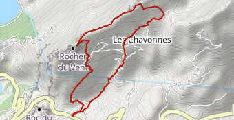 BEAUFORTAIN Rocher du Vent-Crête des Merles