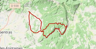 Ventoux Bedoin Gges Nesque 68km