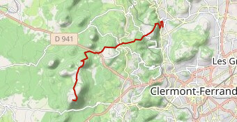 De Sayat à Orcines(puy de dômes)