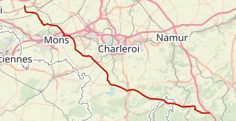 Ligne-Resteigne 153 km