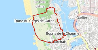 La Chaume, entre plage et marais