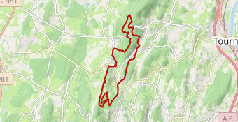 Brançion  entre midi et 2  25km