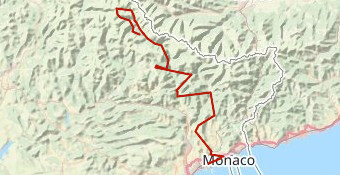 Itinerario gravel Auron - Nice