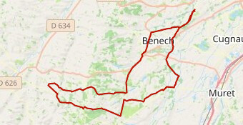 C82 long 77 km D+ 702  m  Monblanc