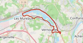 ECVVT Yvelinoise vert 24 km 110m