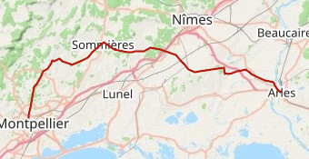 Arles Montpellier en Gravel