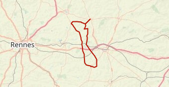 Vers Cossé le Vivien , puis Méral