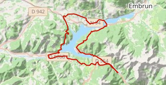 Tour du Lac de Serre Ponçon