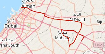 Sharjah Tour 2026 - Stage 1 - traçage