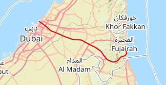 Sharjah Tour 2026 - Stage 2 traçage