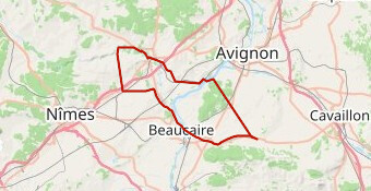 pont du gard 98 km 550 m d+