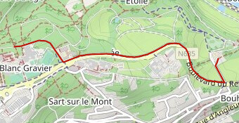 Parcours deviations velo 23 km