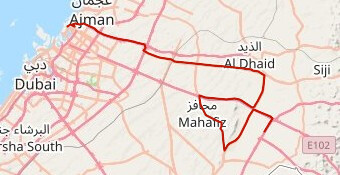 Sharjah Tour 2026 - Stage 1 - traçage