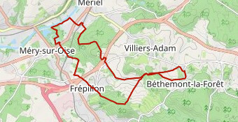 UPDA92-CR-95-Entre Oise et foret Montmorency 16km