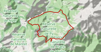 Puig de la Collada Verda en boucle depuis Py