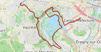 UPDA92-MC-Cergy et la base de loisirs-17km
