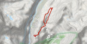 Plan du lac et lac blanc GR4