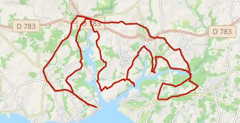 Port du Bélon - moyen parcours - 61 km